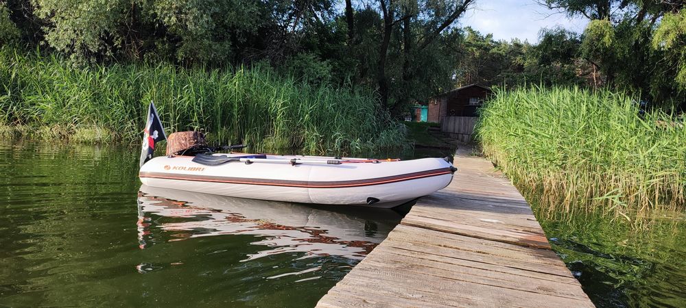 Комплект лодка kolibri +мотор Parsun F15A BMS +лафет