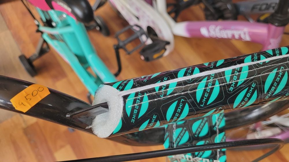 ВЕЛОСИПЕД для дівчинки Fly Like2bike 18" + дод.колесики+ Подарунок