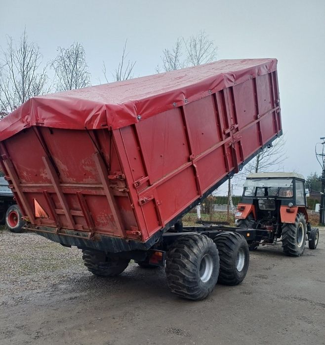 Prztczepa wywrotka na 3 strony tandem 10 t midema skorupa 12 ton hw