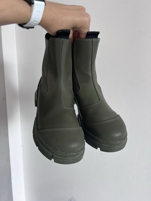 Челсі чоботи Ganni гумові, розмір 39