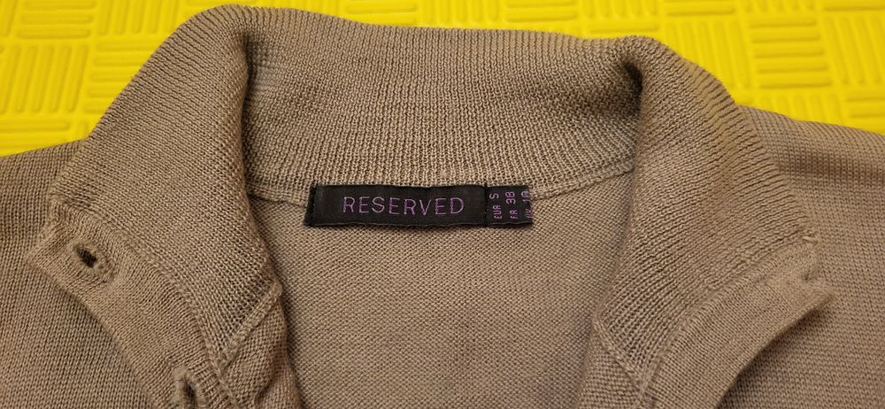 Bluzka beżowa S wełna Reserved