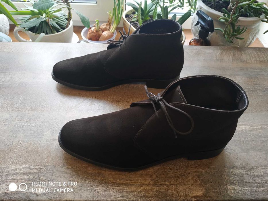 Мужские замшевые ботинки Prada оригинал