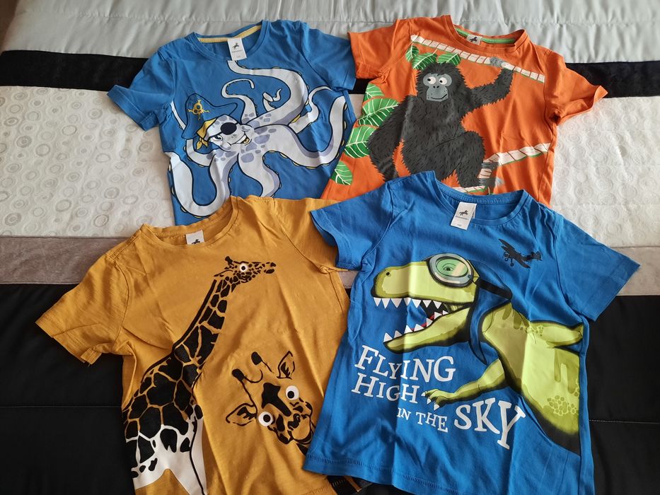 Lote 4 T' Shirt Menino - 6 Anos