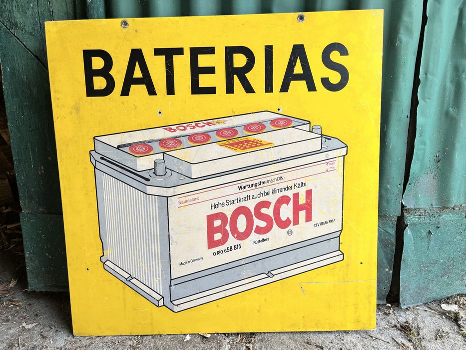 Reclame / publicidade bosch baterias