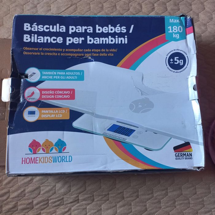 Ваги 2 в 1 комбіновані. Точні ваги HomeKidsWorld до 180 кг. Для немовл