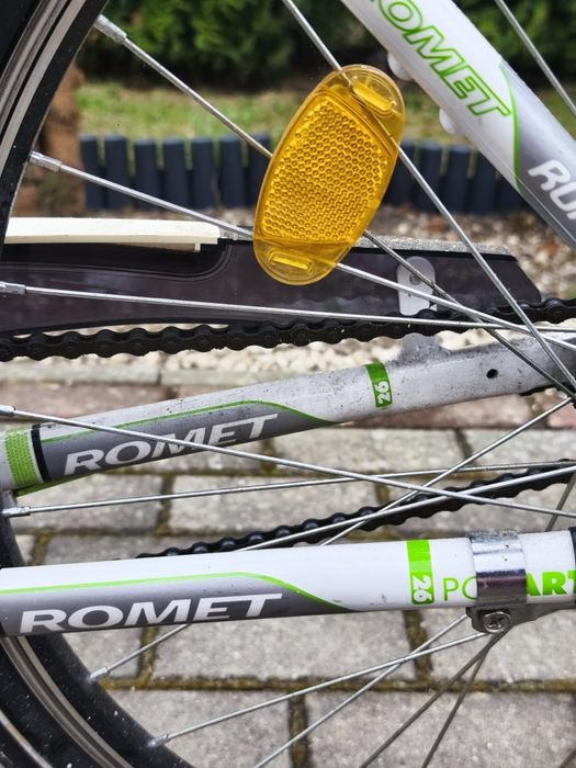 Rower damski z koszyczkiem Romet