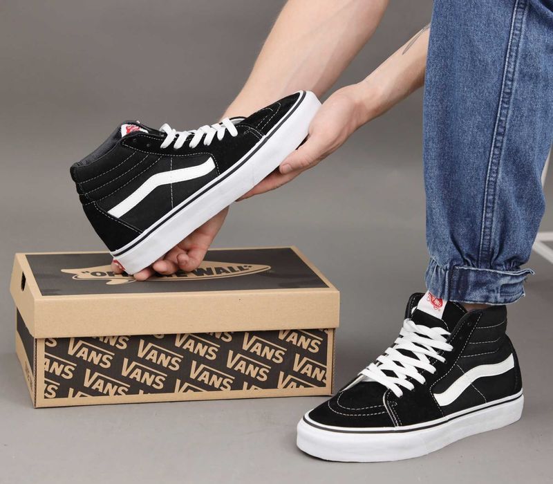 Кеды вансы Vans Old Skool SK8 Hi, Thrasher. УНИСЕКС