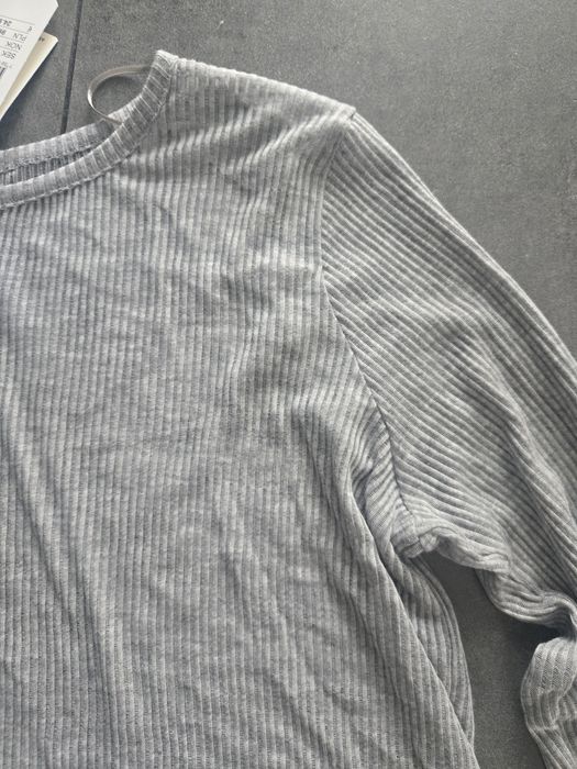 KappAhl cienki sweter XL srebrno szary NOWY