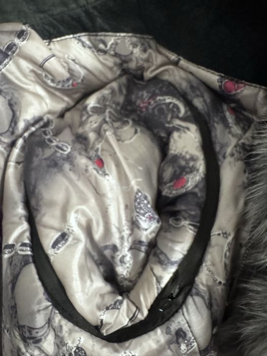 Шуба натуральна з песця, вживана, розмір XL