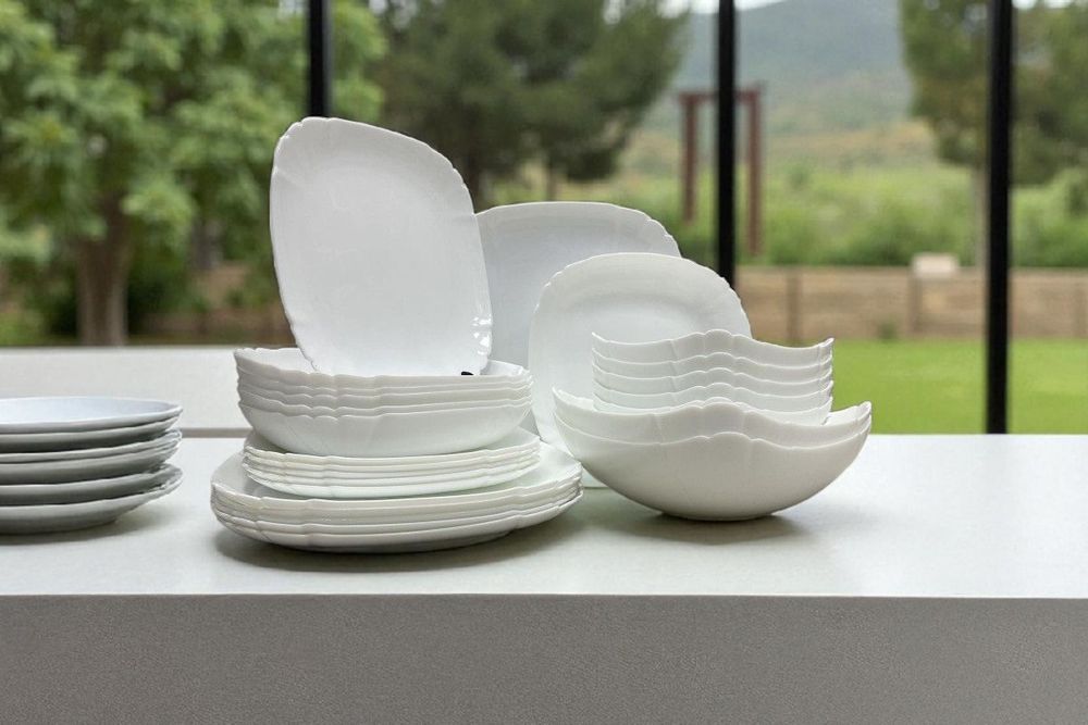 Сервиз столовый 26 предметов (Новый)Luminarc Lotusia V1095