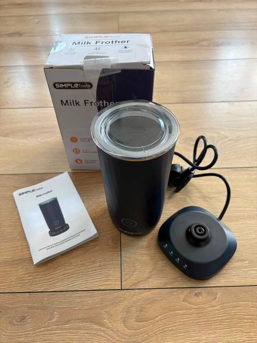Elektryczny spieniacz SIMPLETASTE do mleka 4w1, 240ml, 500W, granatowy