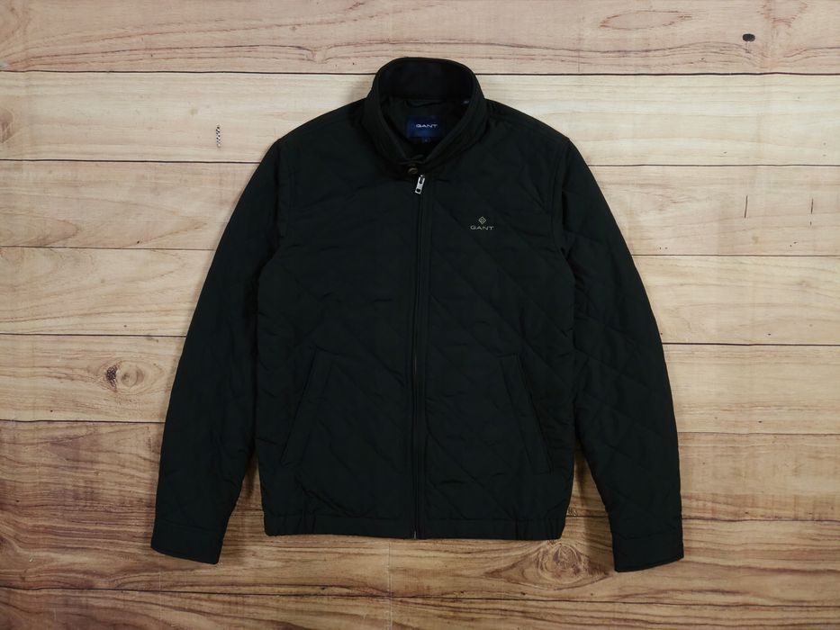 GANT Kurtka Harringtonka Męska Pikowana Logowana r. S