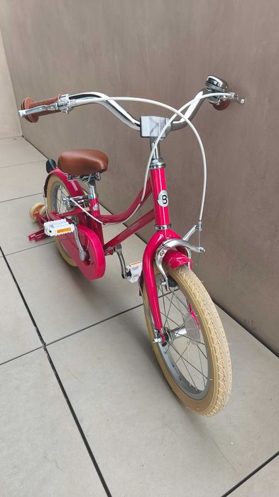 Bicicleta Infantil Bobbin Gingersnap 16" – Cereja Rosa