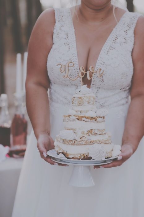 Suknia ślubna koronkowy gorset