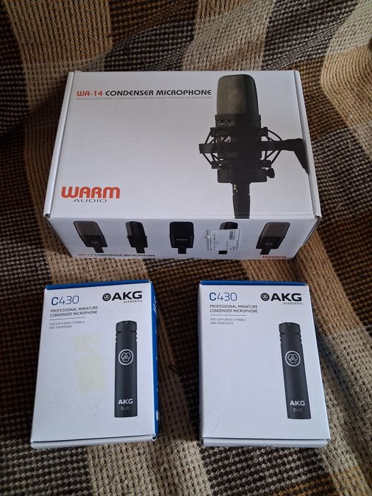 Мікрофони AKG C430 (дві штуки, пара)