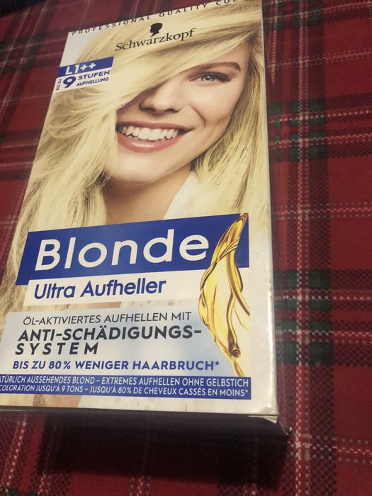 Rozjaśniacz Schwarzkopf Blonde L1++  blond farba rozjaśnienie 9 tonów