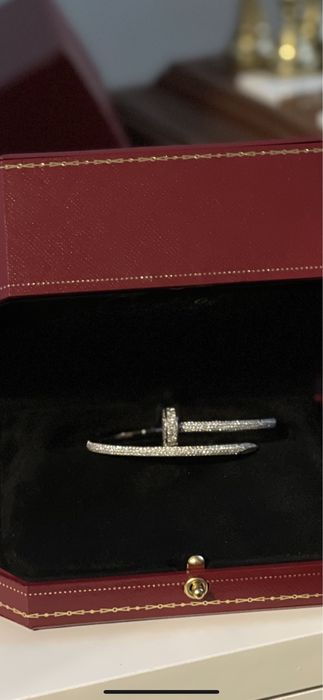 Браслет гвоздь Cartier в бриллиантах