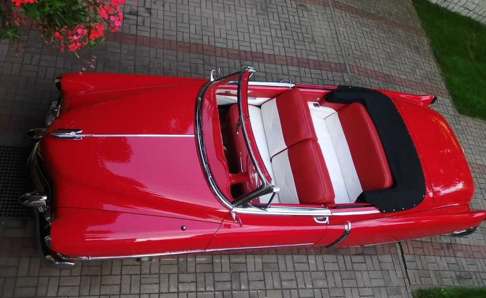 Auto zabytkowe do ślubu jedyny w Polsce Cadillac 1952 Cabrio