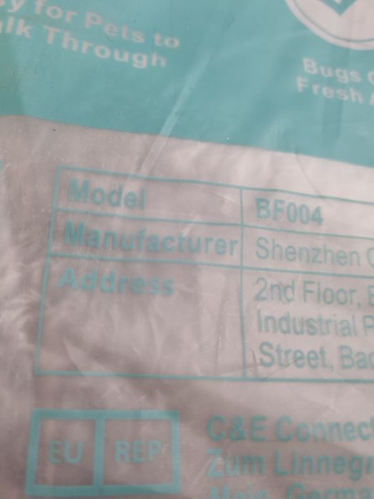 Magnetyczna moskitiera 80x200 czarna Apalus