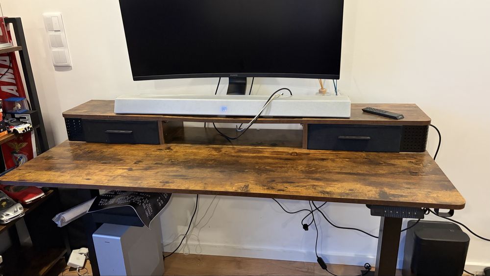 Secretária stand desk rustico