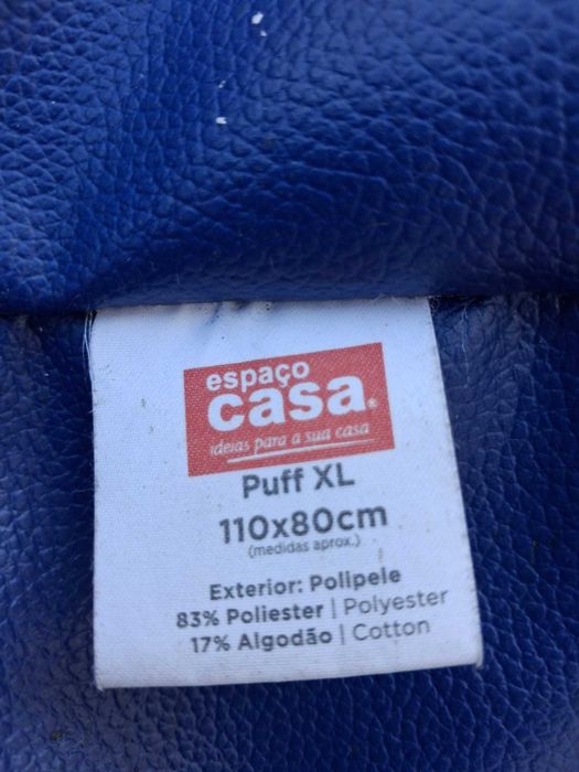 Puff | Almofada azul da marca Home Style, último preço