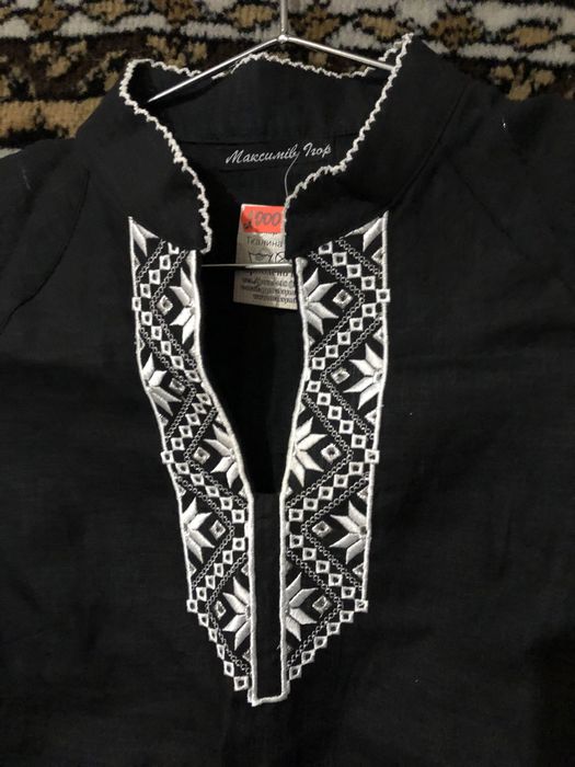 Вишиванка вишита, комірець під вишивку