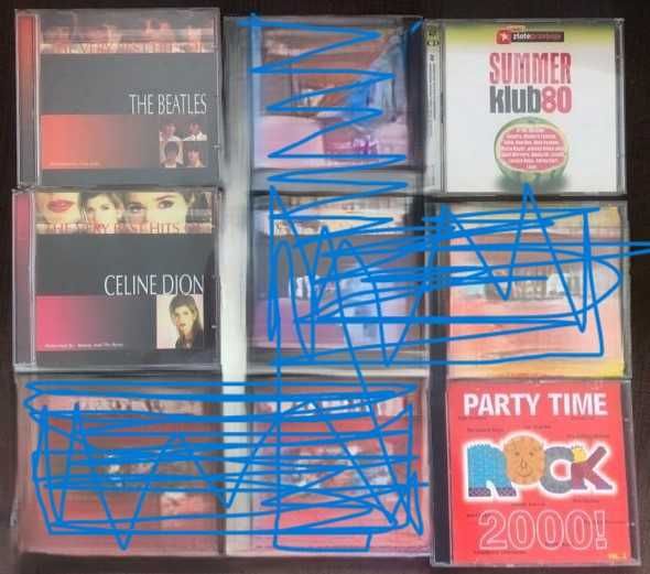płyty CD polskie mix 12 płyt