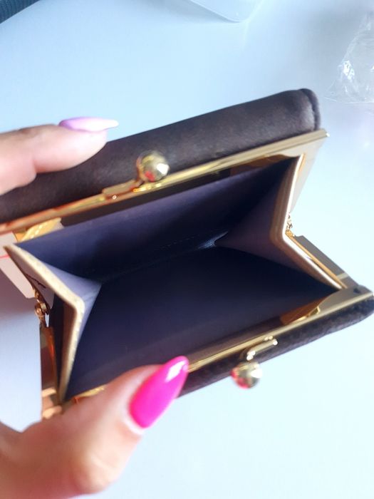 Carteira pele de pêssego