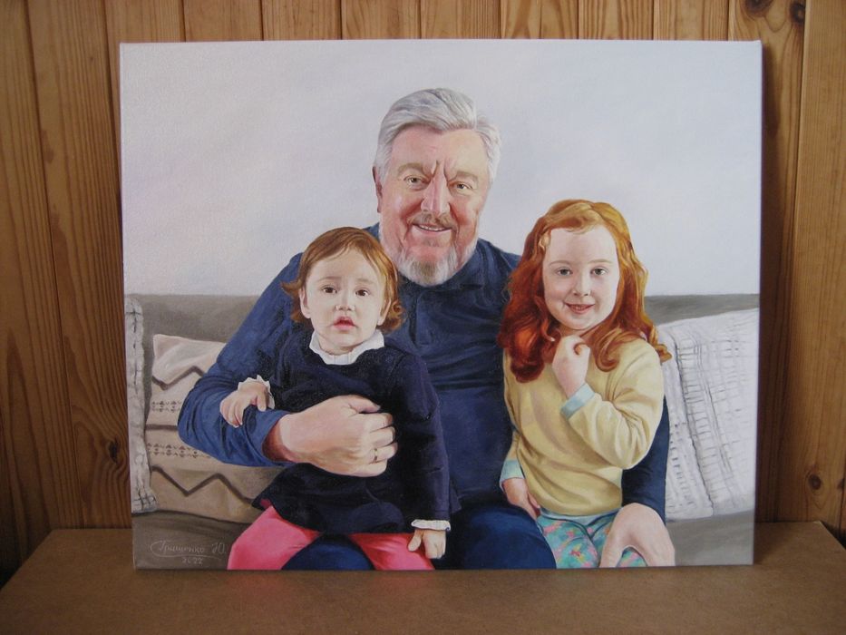 " Портрет маслом на заказ 50/60 см. / Портрет олійними фарбами "