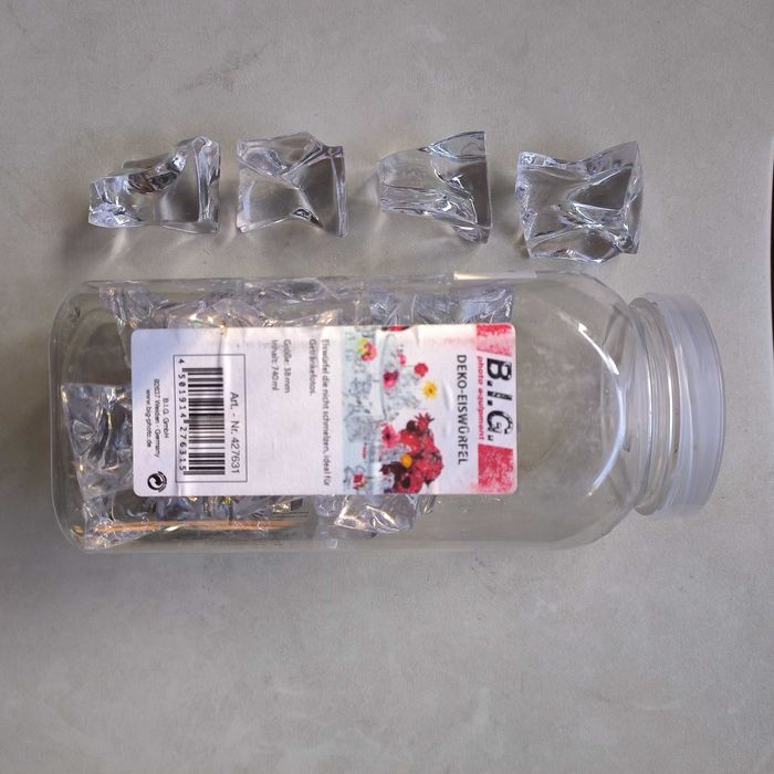 Cubos de Gelo em Acrílico para Fotografia de Produto