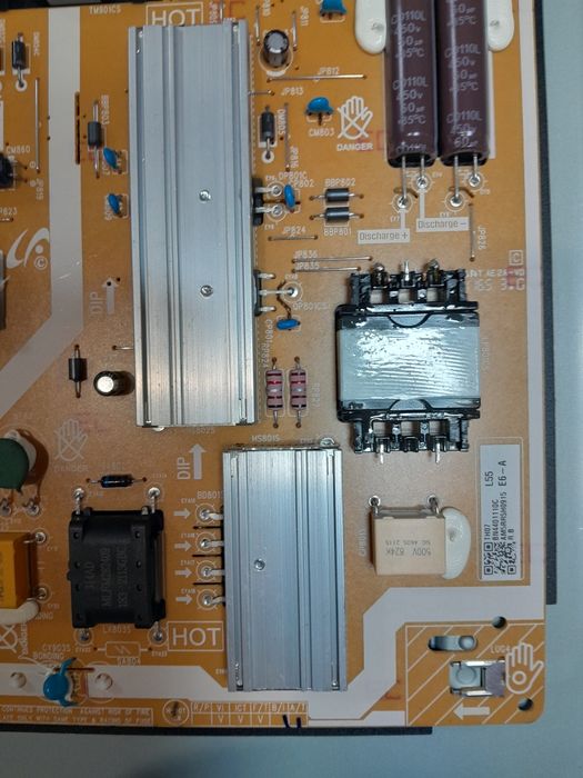 Fonte de alimentação BN4401110C de TV Samsung modelo UE50AU8005K