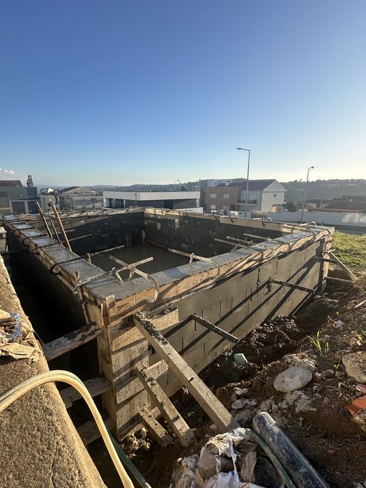 Construção de piscina