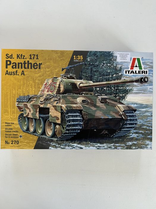 Czołg Panther Ausf.A model do sklejenia Italeri 0270