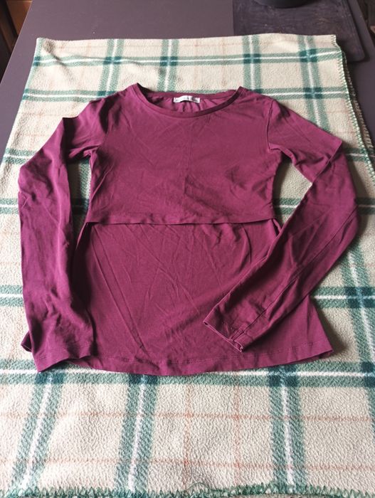 Bluzka do karmienia Anna Field XS bordowa