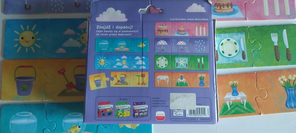 Kapitan nauka układanka malucha 1-3 puzzle