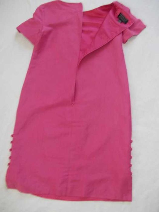 SPENSER JEREMY sukienka różowa rozmiar 36/ 38 / S M SILK LEN