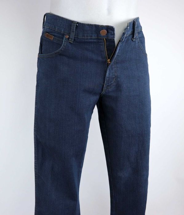 Wrangler Texas Stretch spodnie jeansy W32 L34 pas 2 x 41 cm
