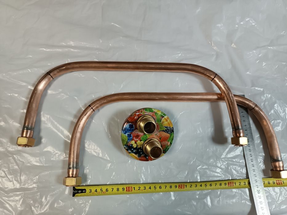 Комплект, змеевик, трубка медная ф19.05мм, дистиллятор, охладитель