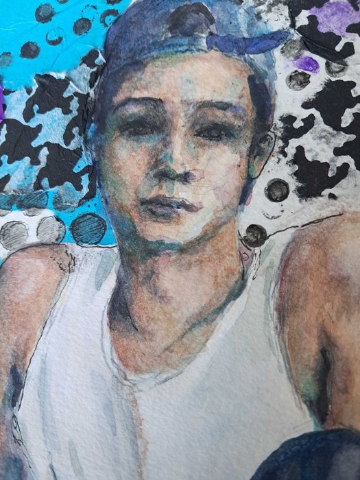 Aguarela figura humana