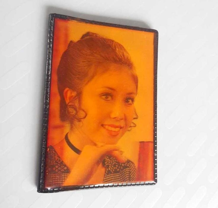 Портмоне с моргающей девушкой, винтаж, 1970-80-годы, б/у