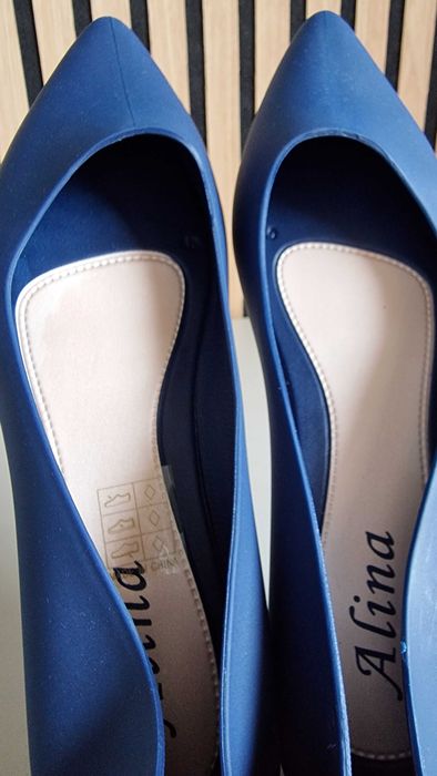 Sapatos Elegantes Azul Mate