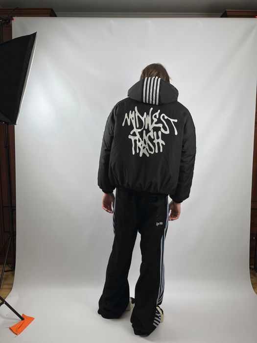 5-Lines Puffer Jacket | 5-Полосная Пуховик Adidas Balenciaga Racer