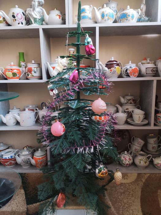 Ёлка ссср, советский новый год, искусственная ёлка