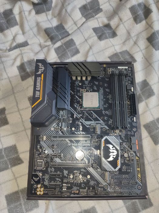 Комплект AM4 | Ryzen 5 2600 | ASUS TUF B450-Pro | 16GB DDR4 | Wi-Fi 6