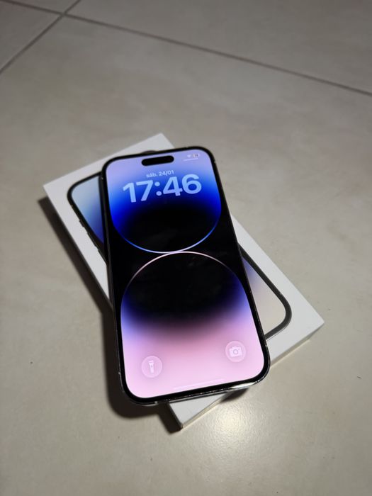 iPhone 14 Pro 256GB Preateado - como novo com caixa original