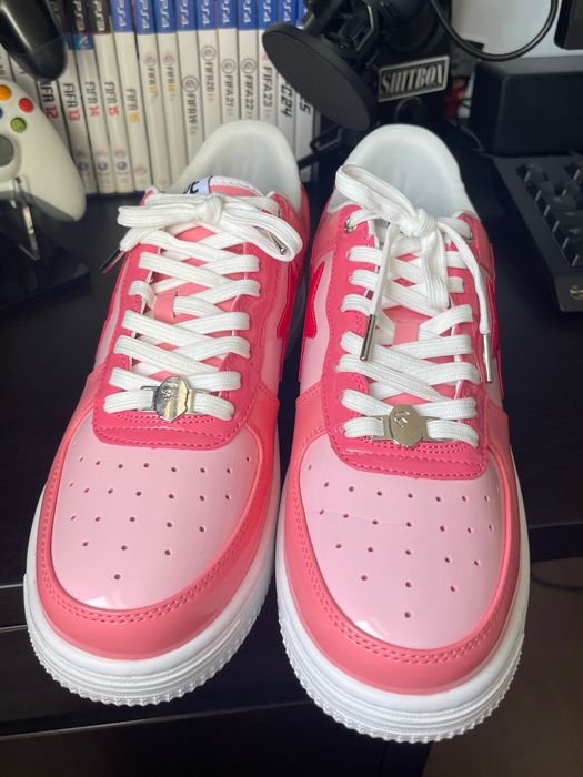 BAPE STA Low Pink Camo Combo – Como Novas – Usadas 1 Vez