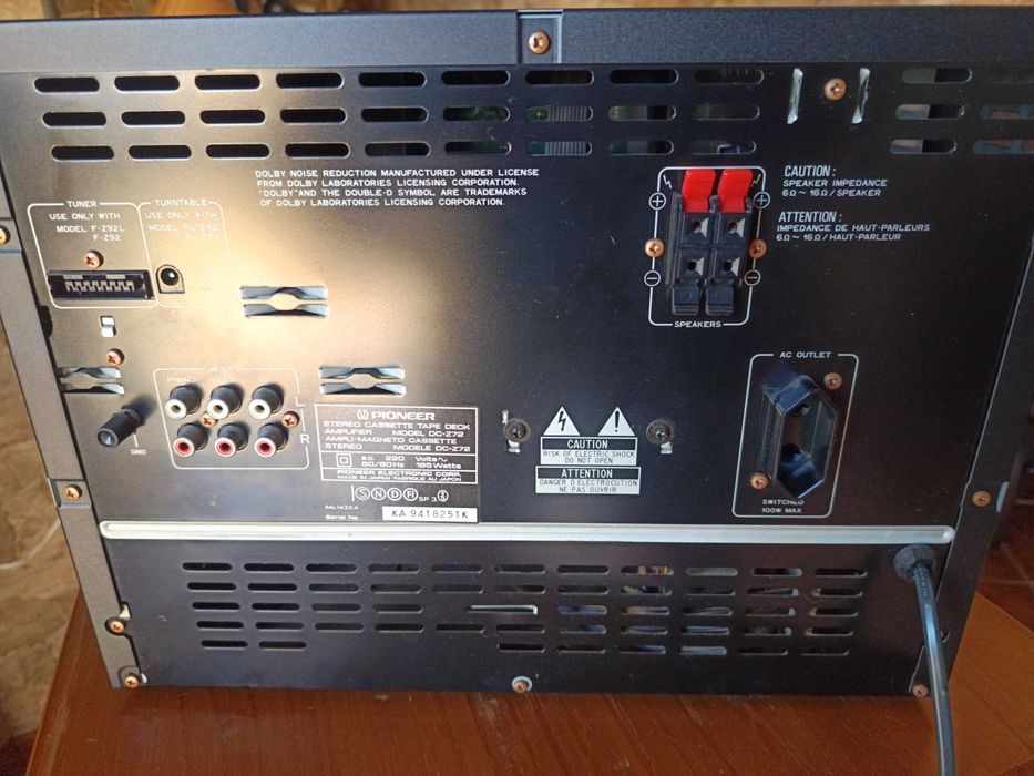 [VINTAGE] Aparelhagem PIONEER S-Z72