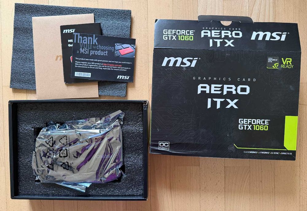 karta graficzna MSI GTX 1060 3GB Aero ITX