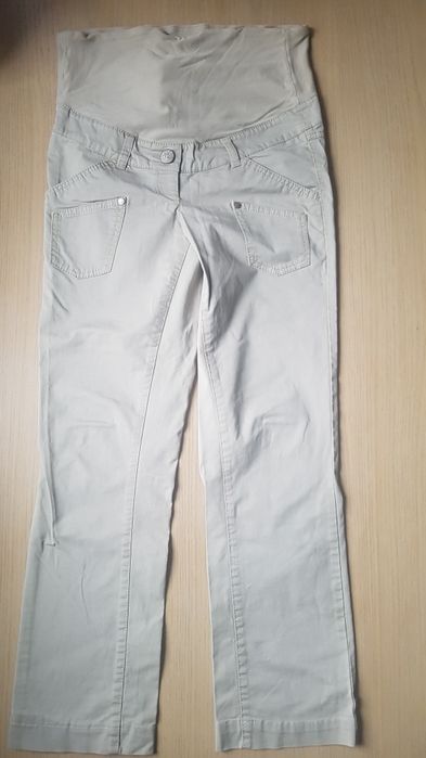 Beżowe spodnie ciążowe h&m 36/S