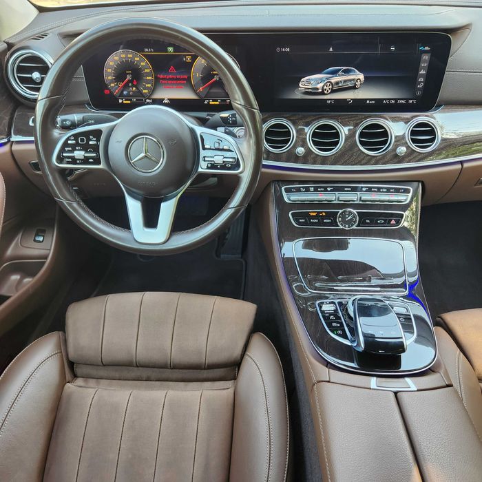 Wynajme Mercedes E klasa 2.0 Diesel Naped 4x4 Brązowe Skóry